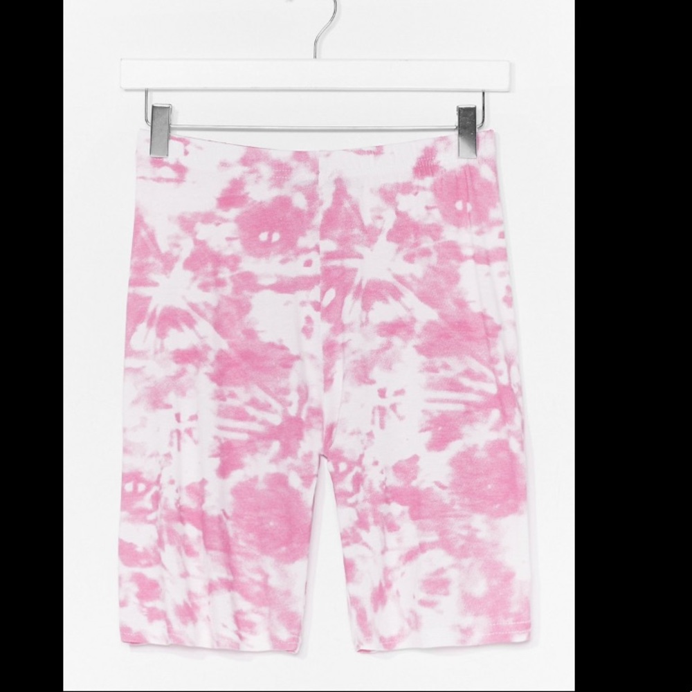 Nasty Gal Tie Dye Biker Shorts